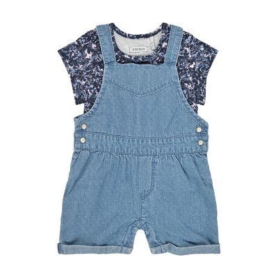 Combinaisons enfant Ikks AMELIA Bleu 12 mois,2 ans filles - Publicité Combinaisons enfant Ikks AMELIA Bleu 12 mois,2 ans filles - Publicité