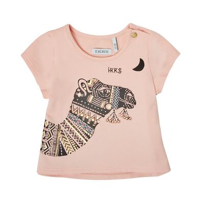 T-shirt enfant Ikks SOLITA Rose 6 mois,12 mois,18 mois,2 ans,3 ans filles - Publicité T-shirt enfant Ikks SOLITA Rose 6 mois,12 mois,18 mois,2 ans,3 ans filles - Publicité