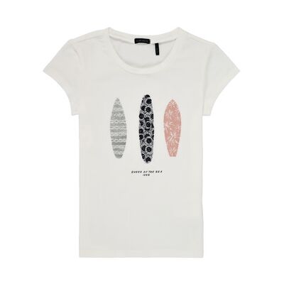 T-shirt enfant Ikks NINOTE Blanc 4 ans,5 ans,6 ans filles - Publicité T-shirt enfant Ikks NINOTE Blanc 4 ans,5 ans,6 ans filles - Publicité