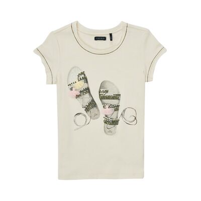 T-shirt enfant Ikks TRADIT Blanc 3 ans,4 ans,5 ans,6 ans,8 ans filles - Publicité T-shirt enfant Ikks TRADIT Blanc 3 ans,4 ans,5 ans,6 ans,8 ans filles - Publicité