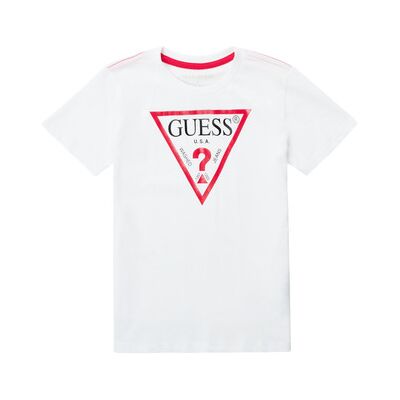 T-shirt enfant Guess CELAVI Blanc 3 / 6 mois,6 / 9 mois,1 an,2 ans,4 ans,5 ans,2 ans garcons - Publicité T-shirt enfant Guess CELAVI Blanc 3 / 6 mois,6 / 9 mois,1 an,2 ans,4 ans,5 ans,2 ans garcons - Publicité