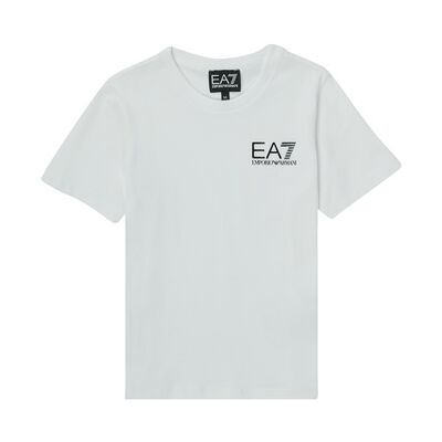 Giorgio Armani T-shirt enfant Emporio Armani EA7 AIGUE Blanc 4 ans,6 ans,8 ans,10 ans,12 ans garcons - Publicité Giorgio Armani T-shirt enfant Emporio Armani EA7 AIGUE Blanc 4 ans,6 ans,8 ans,10 ans,12 ans garcons - Publicité