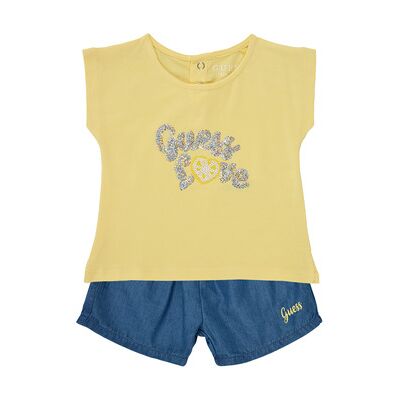 Ensembles enfant Guess CONTEIBI Multicolore 3 / 6 mois,6 / 9 mois,1 an filles - Publicité Ensembles enfant Guess CONTEIBI Multicolore 3 / 6 mois,6 / 9 mois,1 an filles - Publicité