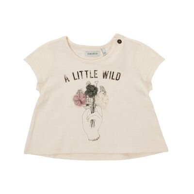T-shirt enfant Ikks EBARMAT Blanc 6 mois,12 mois,3 ans filles - Publicité T-shirt enfant Ikks EBARMAT Blanc 6 mois,12 mois,3 ans filles - Publicité