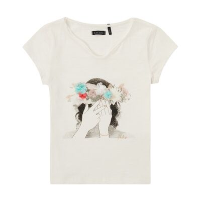 T-shirt enfant Ikks ECLISPA Blanc 3 ans,5 ans,6 ans filles - Publicité T-shirt enfant Ikks ECLISPA Blanc 3 ans,5 ans,6 ans filles - Publicité