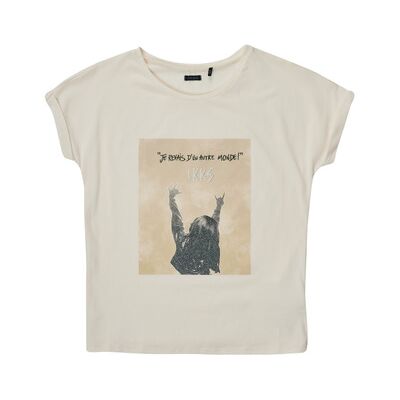T-shirt enfant Ikks ECLISPO Blanc 3 ans,5 ans,6 ans filles - Publicité T-shirt enfant Ikks ECLISPO Blanc 3 ans,5 ans,6 ans filles - Publicité