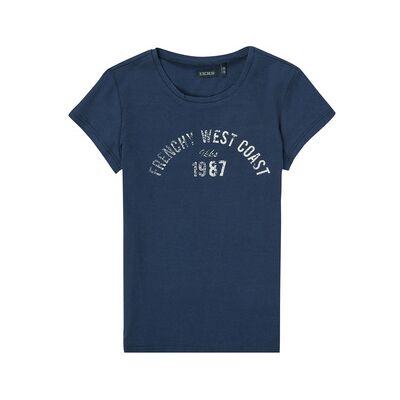 T-shirt enfant Ikks ECIMOSIRE Bleu 3 ans,4 ans,5 ans,6 ans,8 ans filles - Publicité T-shirt enfant Ikks ECIMOSIRE Bleu 3 ans,4 ans,5 ans,6 ans,8 ans filles - Publicité