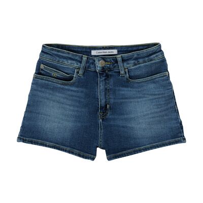Short enfant Calvin Klein Jeans RELAXED HR SHORT MID BLUE Bleu 8 ans,12 ans,14 ans filles - Publicité Short enfant Calvin Klein Jeans RELAXED HR SHORT MID BLUE Bleu 8 ans,12 ans,14 ans filles - Publicité