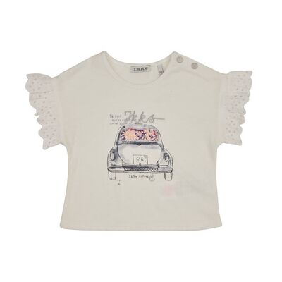T-shirt enfant Ikks XW10020 Blanc 6 mois,12 mois,18 mois,2 ans,3 ans filles - Publicité T-shirt enfant Ikks XW10020 Blanc 6 mois,12 mois,18 mois,2 ans,3 ans filles - Publicité