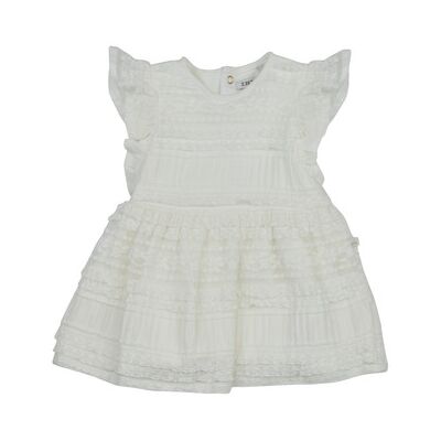 Robe enfant Ikks XW30120 Blanc 6 mois,2 ans,3 ans filles - Publicité Robe enfant Ikks XW30120 Blanc 6 mois,2 ans,3 ans filles - Publicité