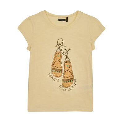 T-shirt enfant Ikks XW10192 Jaune 3 ans,4 ans,5 ans,6 ans filles - Publicité T-shirt enfant Ikks XW10192 Jaune 3 ans,4 ans,5 ans,6 ans filles - Publicité