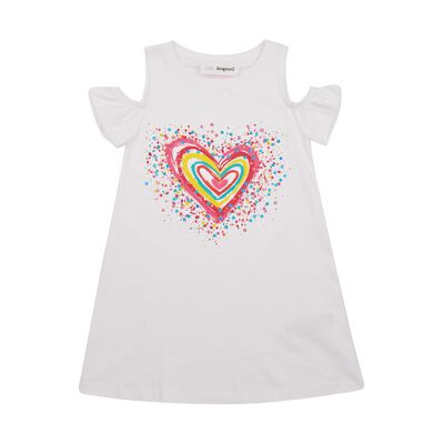 Robe enfant Desigual VEST_BLOOM Blanc 3 / 4 ans,11 / 12 ans,13 / 14 ans,5 / 6 ans,7 / 8 ans,9 / 10 ans filles - Publicité Robe enfant Desigual VEST_BLOOM Blanc 3 / 4 ans,11 / 12 ans,13 / 14 ans,5 / 6 ans,7 / 8 ans,9 / 10 ans filles - Publicité