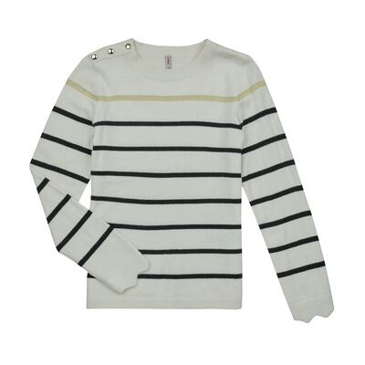 Pull enfant Only KOGELISA LS BUTTON O-NECK CS KNT Blanc 8 ans,10 ans,12 ans filles - Publicité Pull enfant Only KOGELISA LS BUTTON O-NECK CS KNT Blanc 8 ans,10 ans,12 ans filles - Publicité