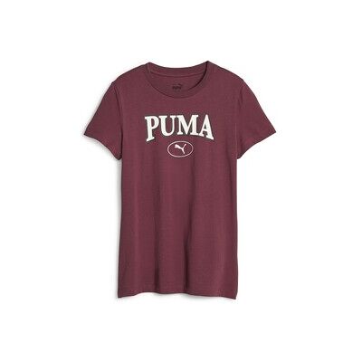 T-shirt Puma Violet pour Filles - Squad Graphique - Vêtements Décontractés - Publicité T-shirt Puma Violet pour Filles - Squad Graphique - Vêtements Décontractés - Publicité