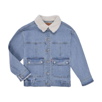 Veste enfant Levis LVG DENIM JACKET W/ SHERPA COL Bleu 10 ans,12 ans,14 ans,16 ans filles - Publicité Veste enfant Levis LVG DENIM JACKET W/ SHERPA COL Bleu 10 ans,12 ans,14 ans,16 ans filles - Publicité