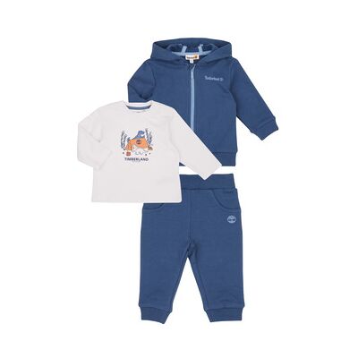 Ensembles enfant Timberland ENS.PANTALON+CARDIGAN+T.SHIRT T60241 Bleu 9 mois garcons - Publicité Ensembles enfant Timberland ENS.PANTALON+CARDIGAN+T.SHIRT T60241 Bleu 9 mois garcons - Publicité