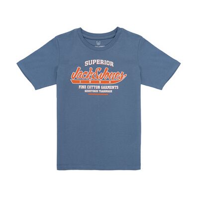 T-shirt enfant Jack & Jones JJELOGO TEE SS ONECK 2COL 24/25 Bleu 15 ans garcons - Publicité T-shirt enfant Jack & Jones JJELOGO TEE SS ONECK 2COL 24/25 Bleu 15 ans garcons - Publicité