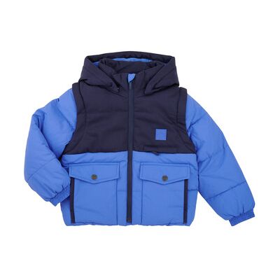 Doudounes enfants Timberland DOUDOUNE MANCHES AMOVIBLES T60555 Bleu 6 ans,8 ans,10 ans,12 ans garcons - Publicité Doudounes enfants Timberland DOUDOUNE MANCHES AMOVIBLES T60555 Bleu 6 ans,8 ans,10 ans,12 ans garcons - Publicité