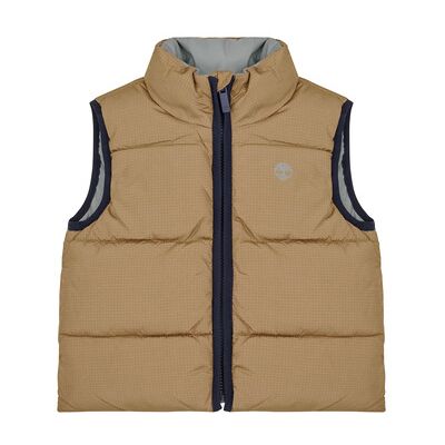 Doudounes enfants Timberland DOUDOUNE REVERSIBLE T60763 Multicolore 24 mois,36 mois,4 ans garcons - Publicité Doudounes enfants Timberland DOUDOUNE REVERSIBLE T60763 Multicolore 24 mois,36 mois,4 ans garcons - Publicité