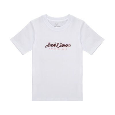 T-shirt enfant Jack & Jones JORMONTAUK TYPE FRONT TEE Blanc 9 ans,11 ans,13 ans garcons - Publicité T-shirt enfant Jack & Jones JORMONTAUK TYPE FRONT TEE Blanc 9 ans,11 ans,13 ans garcons - Publicité