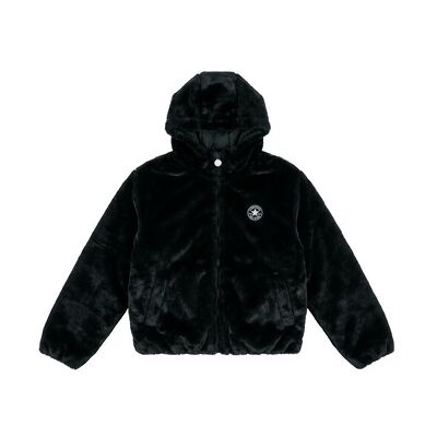 Blouson enfant Converse HOODED FAUX FUR JACKET Noir 10 / 12 ans,13 / 14 ans,12 / 13 ans,8 / 10 ans filles - Publicité Blouson enfant Converse HOODED FAUX FUR JACKET Noir 10 / 12 ans,13 / 14 ans,12 / 13 ans,8 / 10 ans filles - Publicité