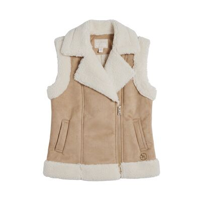 Blouson enfant Guess SUEDE VEST INNER SHERPA Marron 8 ans,10 ans,12 ans,14 ans,16 ans filles - Publicité Blouson enfant Guess SUEDE VEST INNER SHERPA Marron 8 ans,10 ans,12 ans,14 ans,16 ans filles - Publicité