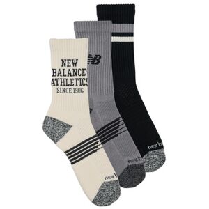 Chaussettes de sports New Balance ACTIVE LIFESTYLE GRAPHIC CREW SOCKS 3 PACKS Gris M,S,L femmes - Publicité Chaussettes de sports New Balance ACTIVE LIFESTYLE GRAPHIC CREW SOCKS 3 PACKS Gris M,S,L femmes - Publicité