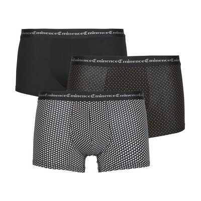 Boxers Eminence BUSINESS BOXER Pack de 3 Noir EU M H - Publicité Boxers Eminence BUSINESS BOXER Pack de 3 Noir EU M H - Publicité