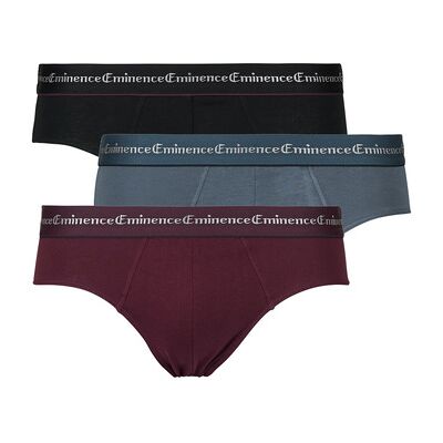 Slips Eminence BUSINESS Pack de 3 Multicolore EU S,EU M H - Publicité Slips Eminence BUSINESS Pack de 3 Multicolore EU S,EU M H - Publicité