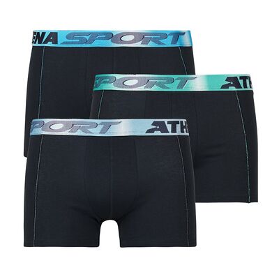 Boxers Athena ODOR CONTROL Pack de 3 Noir EU S,EU M,EU L,EU XL hommes - Publicité Boxers Athena ODOR CONTROL Pack de 3 Noir EU S,EU M,EU L,EU XL hommes - Publicité