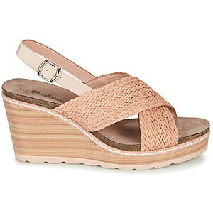 Sandales compensées Refresh NANI Beige 38,40,41 femmes - Publicité Sandales compensées Refresh NANI Beige 38,40,41 femmes - Publicité