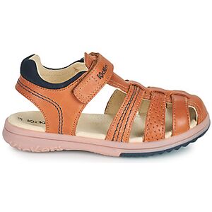 Sandales plates Kickers PLATINIUM Marron 30,32,34 garcons - Publicité Sandales plates Kickers PLATINIUM Marron 30,32,34 garcons - Publicité