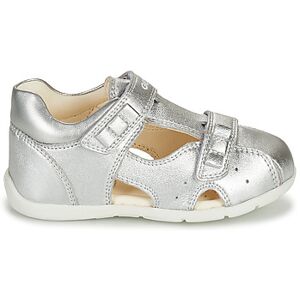 Sandales plates Geox KAYTAN Argenté 24 filles - Publicité Sandales plates Geox KAYTAN Argenté 24 filles - Publicité