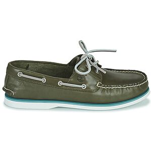 Chaussures bateau Timberland 2 Eye Boat leather Kaki 43 1/2,44 1/2,45 1/2,47 1/2 hommes - Publicité Chaussures bateau Timberland 2 Eye Boat leather Kaki 43 1/2,44 1/2,45 1/2,47 1/2 hommes - Publicité