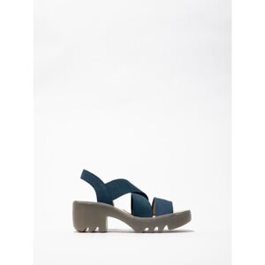 Sandales à talon Fly London TAJI Bleu 37,39,40 femmes - Publicité Sandales à talon Fly London TAJI Bleu 37,39,40 femmes - Publicité