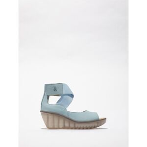 Sandales compensées Fly London YEFI Bleu 37,38,39,40 femmes - Publicité Sandales compensées Fly London YEFI Bleu 37,38,39,40 femmes - Publicité