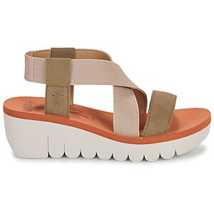 Sandales compensées Fly London YABI Beige 37,38,39,40 femmes - Publicité Sandales compensées Fly London YABI Beige 37,38,39,40 femmes - Publicité