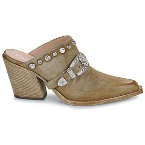 Mules Fru.it 8586-944-CUOIO-GREZZO-VELOUR-PLANET Kaki 37,38,39,40 femmes - Publicité Mules Fru.it 8586-944-CUOIO-GREZZO-VELOUR-PLANET Kaki 37,38,39,40 femmes - Publicité