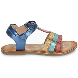 Sandales plates Kickers DIAMANTO Bleu 34 filles - Publicité Sandales plates Kickers DIAMANTO Bleu 34 filles - Publicité