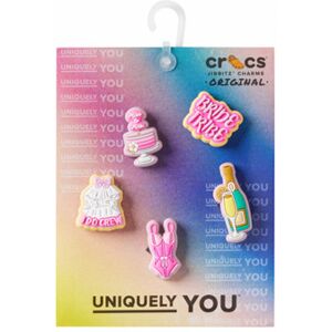 Accessoires Crocs JIBBITZ Bachelorette Vibes 5 Pack Rose Unique hommes - Publicité Accessoires Crocs JIBBITZ Bachelorette Vibes 5 Pack Rose Unique hommes - Publicité
