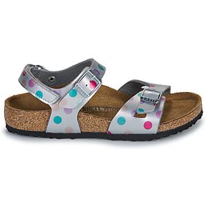 Sandales plates BIRKENSTOCK Rio AS Kids BF Elec. Metallic SilverDots Argenté 27,29 filles - Publicité Sandales plates BIRKENSTOCK Rio AS Kids BF Elec. Metallic SilverDots Argenté 27,29 filles - Publicité