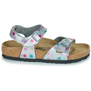 Sandales plates BIRKENSTOCK Rio AS Kids BF Elec. Metallic SilverDots Argenté 36,38,39 filles - Publicité Sandales plates BIRKENSTOCK Rio AS Kids BF Elec. Metallic SilverDots Argenté 36,38,39 filles - Publicité