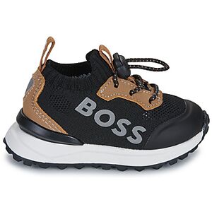 Baskets basses enfant BOSS J52270 Noir 20,21 garcons - Publicité Baskets basses enfant BOSS J52270 Noir 20,21 garcons - Publicité