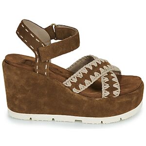 Sandales compensées Mou EVA CRISS CROSS WEDGE Marron 37,38,39,40 femmes - Publicité Sandales compensées Mou EVA CRISS CROSS WEDGE Marron 37,38,39,40 femmes - Publicité