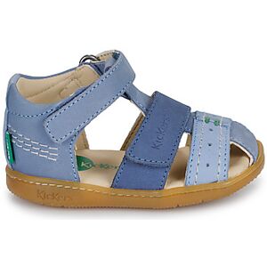 Sandales plates Kickers KICK BAZAR Bleu 19 garcons - Publicité Sandales plates Kickers KICK BAZAR Bleu 19 garcons - Publicité