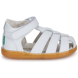 Sandales plates Kickers KICK FLO Blanc 20,22,23,24 garcons - Publicité Sandales plates Kickers KICK FLO Blanc 20,22,23,24 garcons - Publicité
