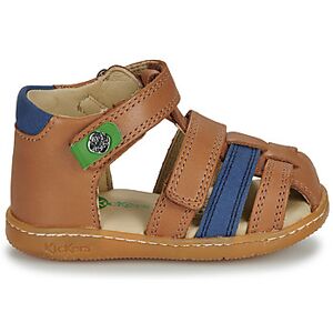 Sandales plates Kickers KICK POD Marron 20 garcons - Publicité Sandales plates Kickers KICK POD Marron 20 garcons - Publicité
