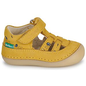 Sandales plates Kickers KICK SUSHYK LT Jaune 18 filles - Publicité Sandales plates Kickers KICK SUSHYK LT Jaune 18 filles - Publicité