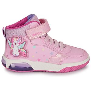 Baskets montantes enfant Geox J INEK GIRL Rose 24,25,27 filles - Publicité Baskets montantes enfant Geox J INEK GIRL Rose 24,25,27 filles - Publicité