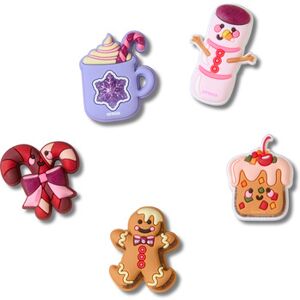 Accessoires Crocs Cute Winter Foods 5 Pack Multicolore Unique hommes - Publicité Accessoires Crocs Cute Winter Foods 5 Pack Multicolore Unique hommes - Publicité